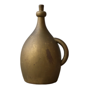 Antique Gilt Painted Pine Jug Sculpture, Circa Early 20th Century