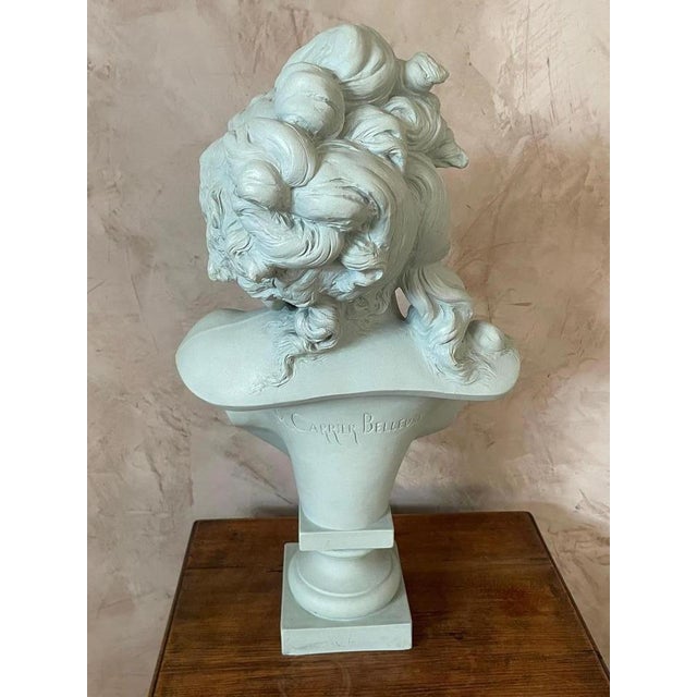 Antique Woman Bust in Terracotta, 1850s For Sale - Image 12 of 18