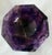 2000 - 2009 Antique Octagonal Amethyst Quartz Crystal Decorative Bowl For Sale - Image 5 of 7