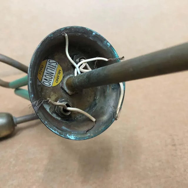 1950s 1950s Stilnovo Mid-Century Modern Pendant, Italy For Sale - Image 5 of 10