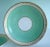 English 1850 Antique English Minton Porcelain Ribbed Turquoise Serving Plates - A Pair For Sale - Image 3 of 10