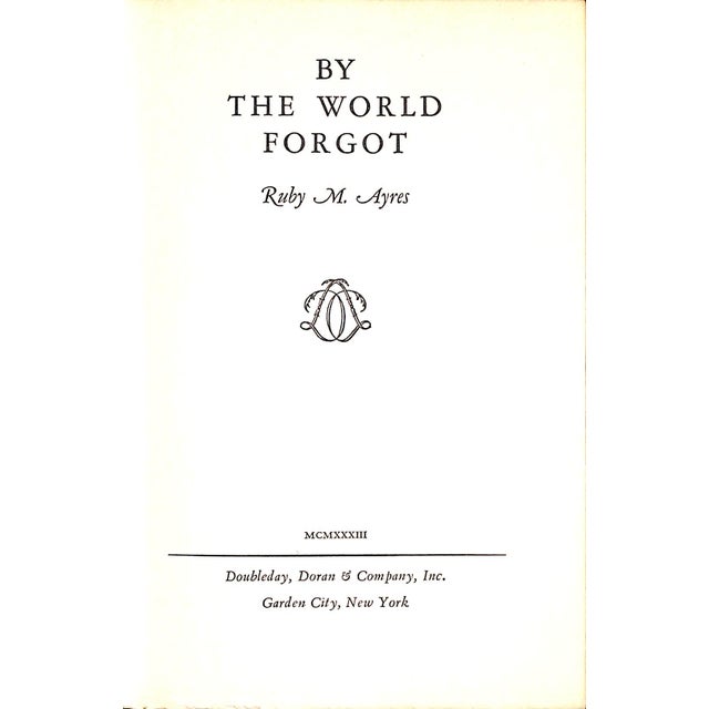 AYRES, Ruby M. [306] pp. Doubleday, Doran & Company, Inc. 1933 Second Edition 7 3/4" x 5 5/8" Wrapper drawing by Holmgren...