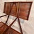 Late 20th Century Rare Mid-Century Style Bamboo, Rattan Foldable Wall, Book Shelf, Étagère With 4 Graduated Tiers in a Sculptural a-Frame Form For Sale - Image 5 of 12