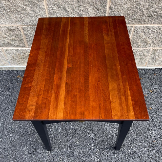 Ethan Allen American Impressions Shaker Style Satin Black and Autumn