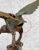 Vintage Traditional Japanese Cast Iron Eagle Bird of Pray Sculpture For Sale - Image 9 of 10