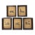 Set of 5 Antique English Regency Era Framed Grammar Prints, Circa 1800–1830 For Sale