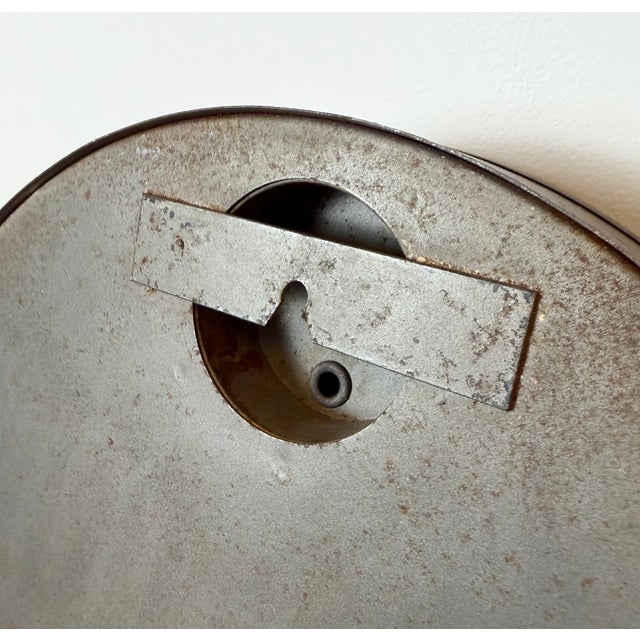 Industrial Black Factory Wall Clock from IBM, 1950s For Sale - Image 17 of 18