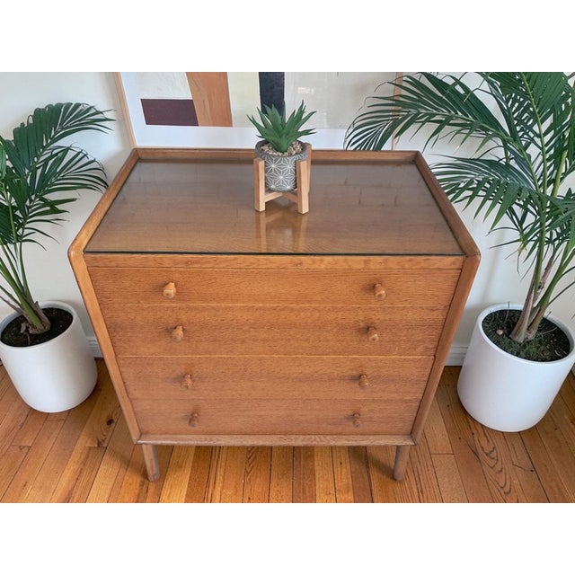 Brown Mid-Century Modern Chest of Drawers in Teak from Kandya, 1950s For Sale - Image 8 of 18