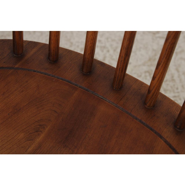 Stickley Cherry Windsor Style Spindle Back Armchair For Sale - Image 11 of 16