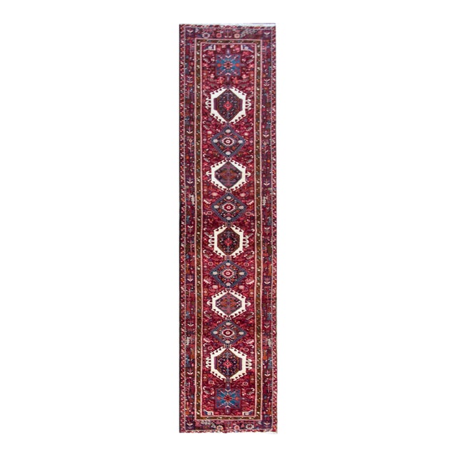 Early 20th Century Persian Heriz Runner For Sale