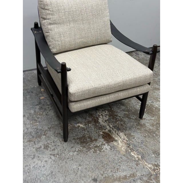 2020s Lily Jack Bespoke Oak Wood Accent Chair For Sale - Image 5 of 12