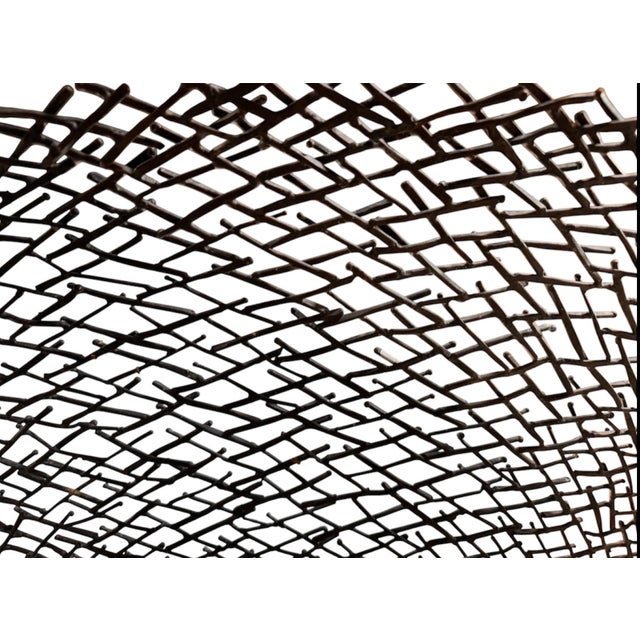 Michael Aram Monumental Vortex Wall Sculpture Welded Steel and Patinated Copper For Sale - Image 10 of 13