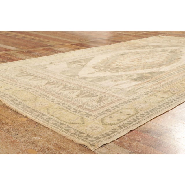 Late 20th Century Vintage Turkish Oushak Rug - 05'04 X 10'08 For Sale In Dallas - Image 6 of 8