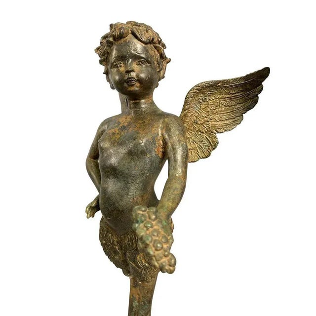 Bronze Cherubs, 20th Century, Set of 2 For Sale - Image 5 of 12