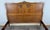 Wood Vintage French Louis XVI Style Oak Double Bed Frame with Carved Headboard For Sale - Image 7 of 12