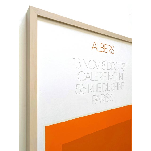 Josef Albers Vintage 1973 Modernist Fine Art Silkscreen
