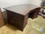 Vintage Mid Century Modern Rosewood Oriental Chinese Asian Executive Desk For Sale - Image 4 of 12