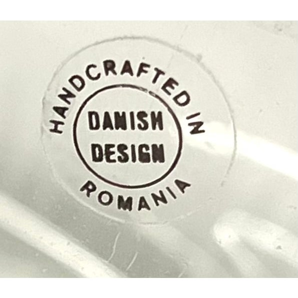 Transparent 1980s Danish Design Handcrafted Romanian Stemware — Frosted Swirl Optic Wine Goblets (21 PCS / Two Sizes) For Sale - Image 8 of 15