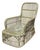 1930s Art Deco Painted Wicker / Reed Chaise For Sale
