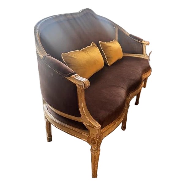 French Louis XVI Period 18th Century Settee For Sale