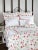 Blossoming Duvet Cover in Red in Twin For Sale