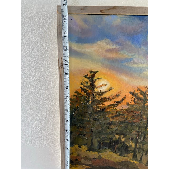 Paint Original Pacific Northwest Landscape Painting – Orcas Island, Framed by Francisco Peña For Sale - Image 7 of 8