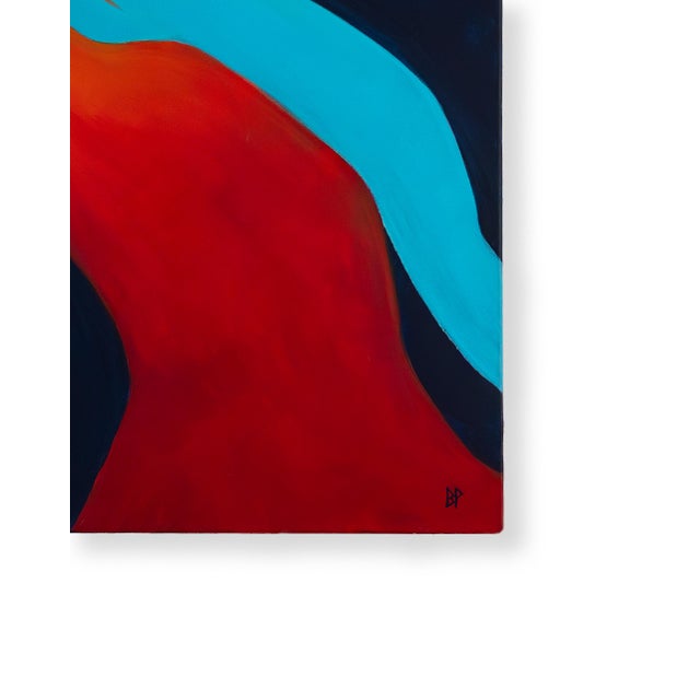 Postmodern Ben Put, Envisioned, Acrylic on Canvas For Sale - Image 3 of 5