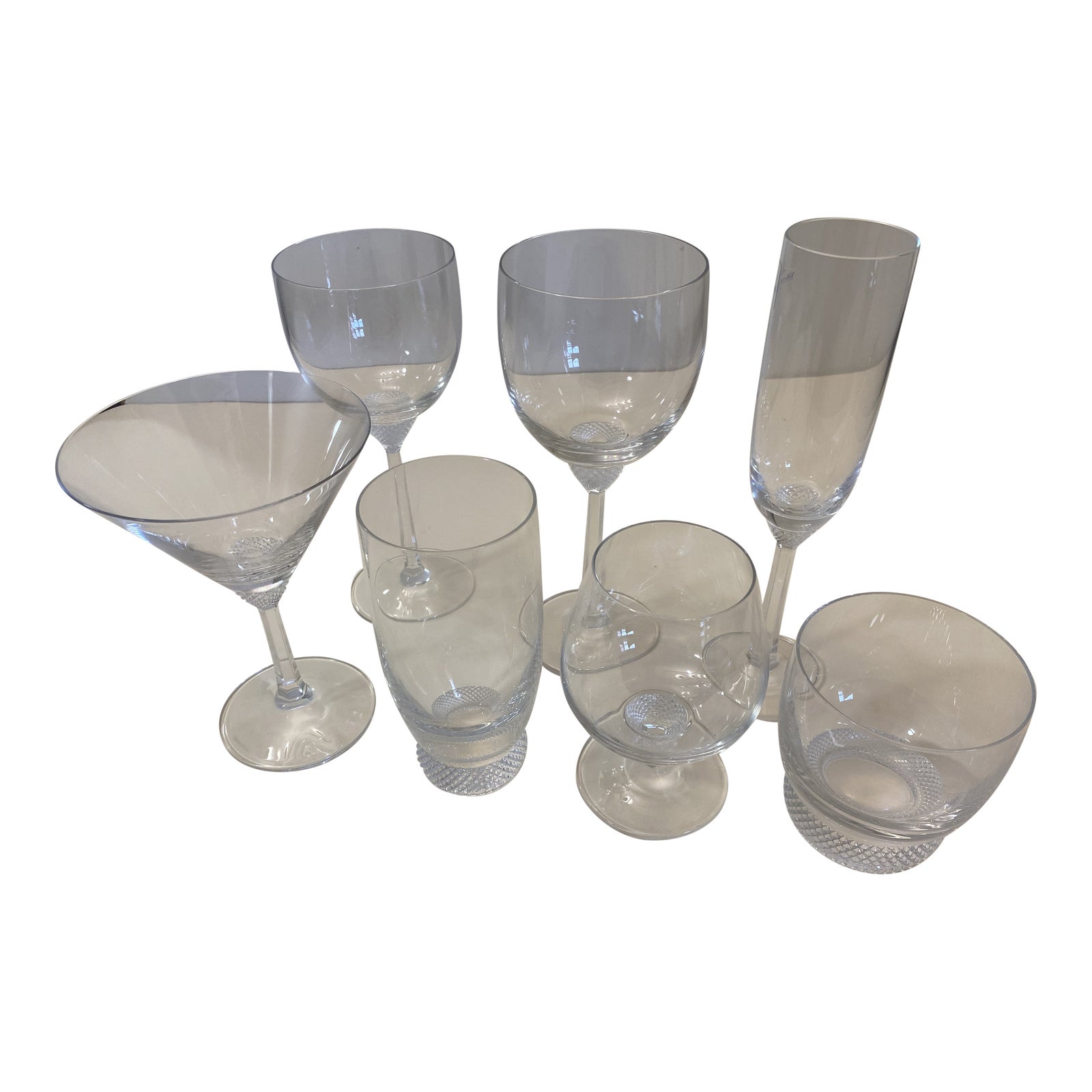 Villeroy and Boch Octavie Collection Crystal Glassware Set of 39 Chairish