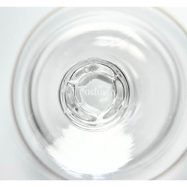 1970s 1970s Fostoria “Richmond” Coupe Champagne Glasses - Set of 8 For Sale - Image 5 of 5