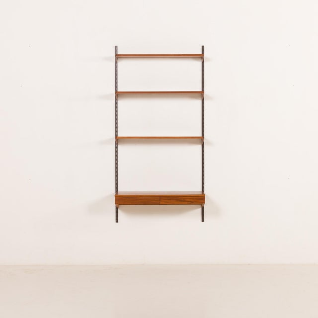 Teak Shelving Unit with Desk by Kai Kristiansen for FM Møbler, Denmark, 1960s For Sale - Image 14 of 14