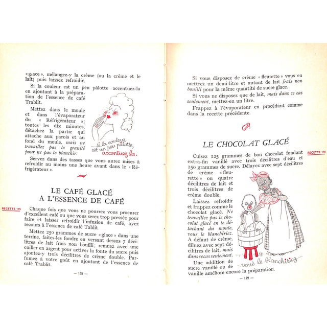 "Entremets Et Boissons Glaces" 1930 Lespine, G. Dumont For Sale - Image 11 of 11