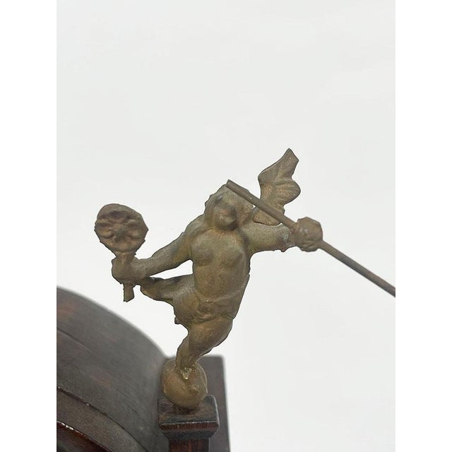 Brown Miniature Longcase Grandfather Clock For Sale - Image 8 of 18