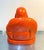 Boho Chic 1960s-70s Red Ceramic Buddha Statue For Sale - Image 3 of 4