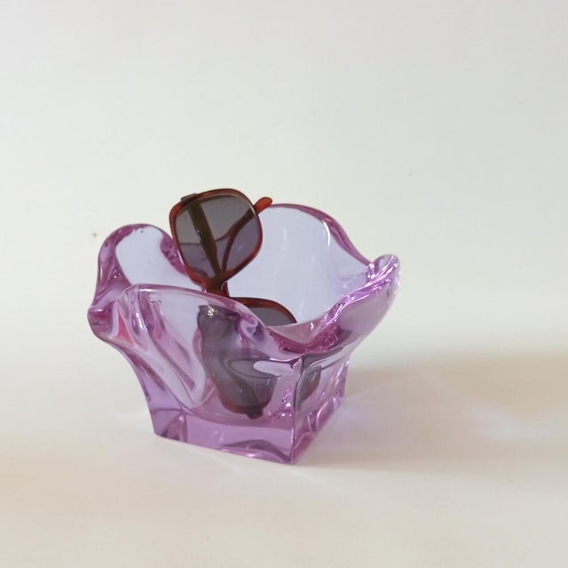 Pink Murano Glass Trinket Tray, Italy, 1970s For Sale - Image 8 of 13