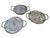 Vintage Woven Silver and Brass French Provincial Style Market Baskets- Set of 3 For Sale - Image 12 of 16
