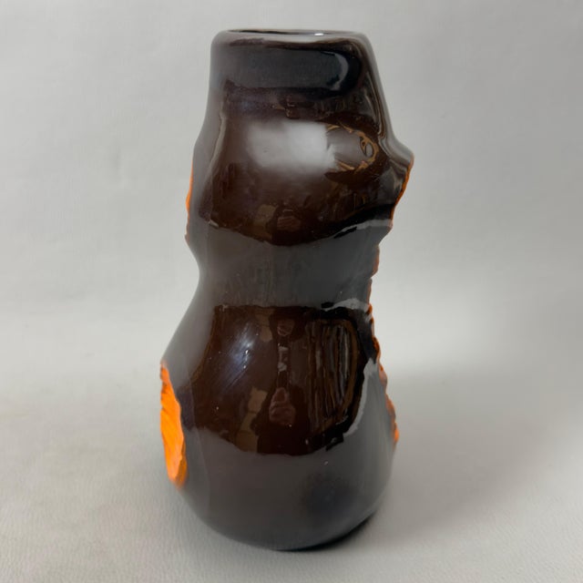 Space Age Ceramic Vase by Ignoto for Artigianato Italiano, 1970s For Sale - Image 4 of 12