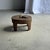 Brutalist Small Circular Four-Legged Stool in Organic Openwork Teak, 1980s For Sale - Image 3 of 11