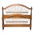 1990s Ethan Allen Country French Queen Wheat Back Bed Frame For Sale