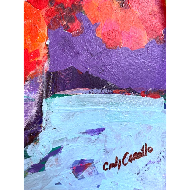 2020s “Glorious” an Original Acrylic Painting by Cindy Carrillo on Arches Paper For Sale - Image 5 of 5