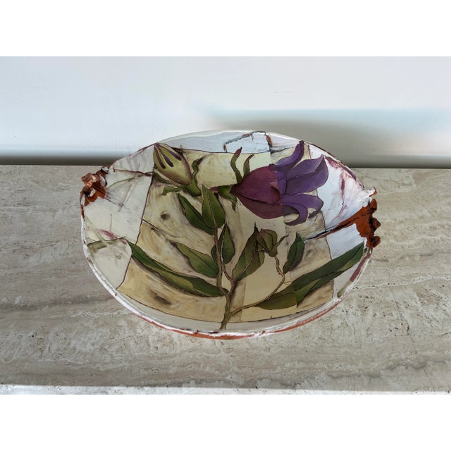 1980s Vintage Handmade Artistic Pottery Bowl , Signed/ Sold For Sale - Image 13 of 13