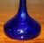 Antique Cobalt Blue Sherry Glass Decanter and Glasses, 1920s, Set of 3 For Sale - Image 3 of 17
