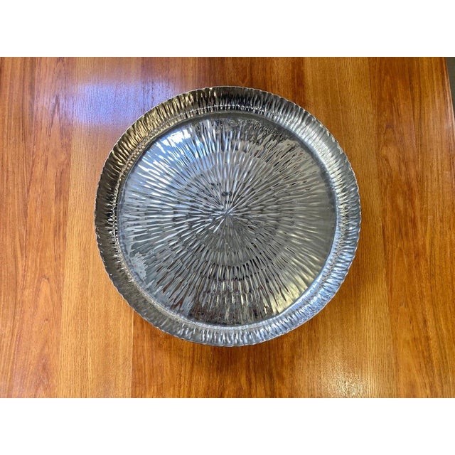 Large Silver Centerpiece Bowl For Sale - Image 4 of 5