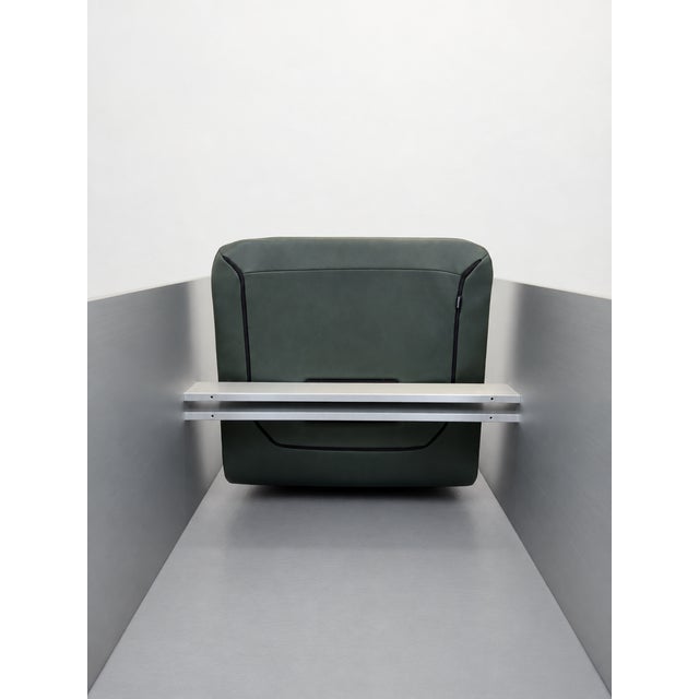 Flutz Chairs in Steel and Leather by Michael Anastassiades for Cassina, 2010s, Set of 2 For Sale - Image 12 of 14