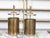 Vintage English Brass and Glass Lamps with Openwork Motifs on Lucite - a Pair For Sale - Image 4 of 9