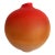 Vintage Ochre to Vibrant Orange Ombré Pottery Vessel Signed Williams For Sale