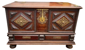 Portuguese Chest of 2 Drawers, 19th Century