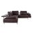 Dono 6100 Corner Sofa in Brown Leather from Rolf Benz For Sale - Image 10 of 14