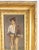 Wood 19th Century Italian Oil Painting on Wood Panel of a Young Merchant For Sale - Image 7 of 12