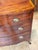 English Bow Front Chest of Inlaid Flame-Cut Mahogany For Sale - Image 10 of 12