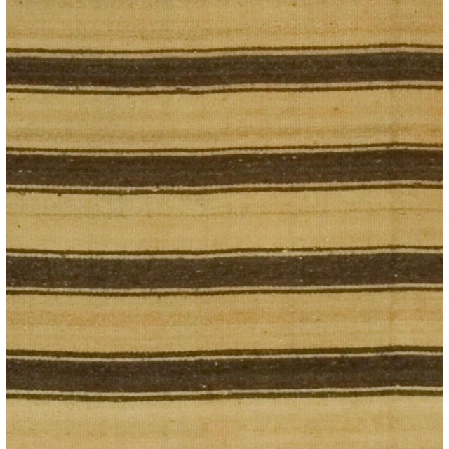 1940s Vintage Hand Woven Turkish Kilim Rug, 4'9 X 10'10 For Sale - Image 5 of 8